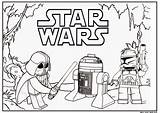 Coloring Star Wars Pages Printable Lego Para Library Clipart Dibujos Colour Colorear Artículo Magiccolorbook sketch template