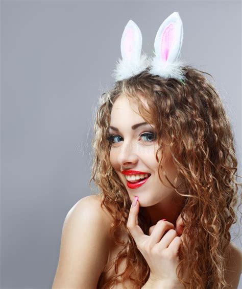 bunny girl stock photo image  color mood model caucasian
