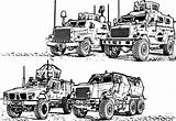 Coloring Pages Military Army Vehicles Vehicle Mrap Truck Sheets Cars Wecoloringpage Mixed Kids Armi Da Monster Scegli Bacheca Una Printable sketch template
