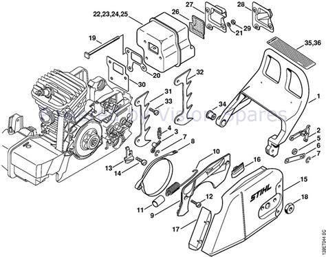 Stihl 029 Chainsaw Parts Diagram