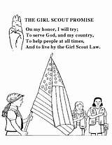 Scout Girl Coloring Promise Law Pages Scouts Daisy Sheet Sheets Activities Gs Girls Color Crafts Brownie Book Petal Juniors Daisies sketch template