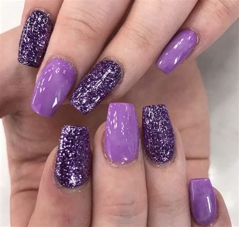 lavender nails purple glitter nails purple nail art purple acrylic