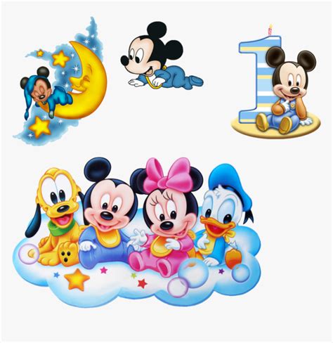 baby mickey mouse  friends hd png  kindpng