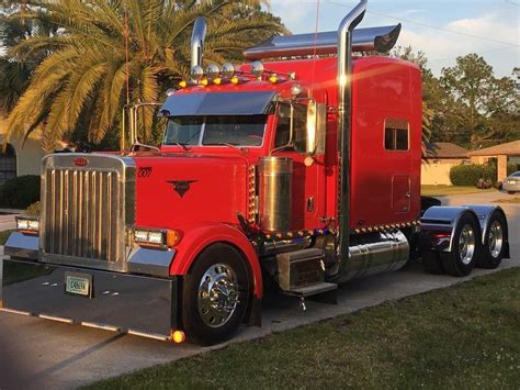 professionally redone  peterbilt  show truc  trailer