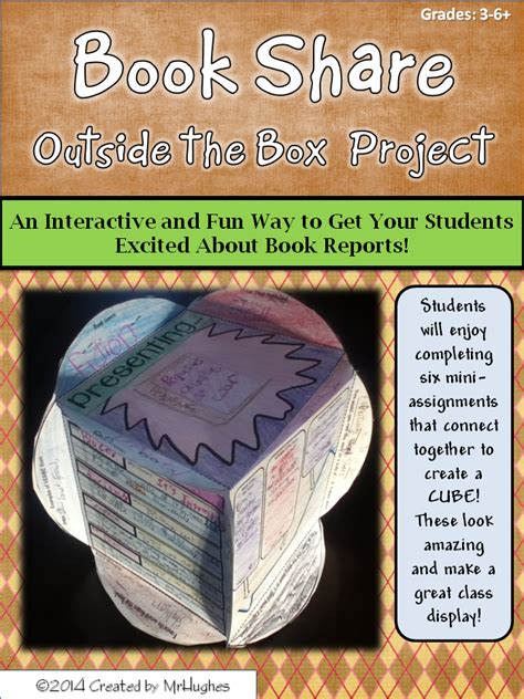 book report   box project book report reading projects reading classroom