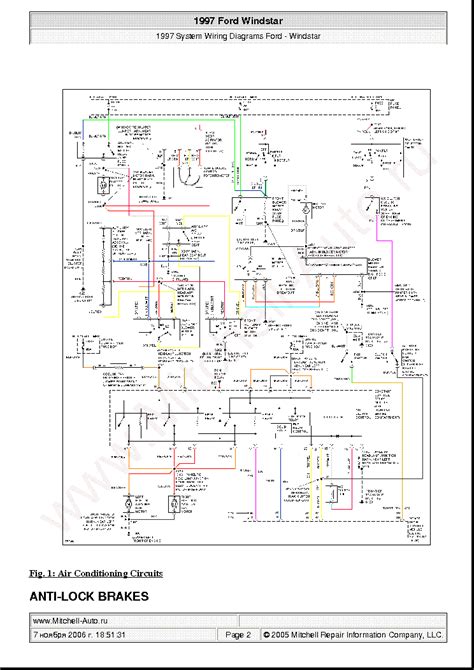ford windstar  wiring diagrams sch service manual  schematics eeprom repair info