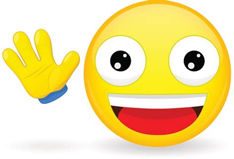 emoticon emoticon waves  hand joyful emoticon pleased emoji