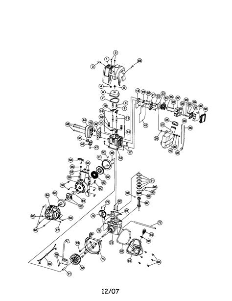 craftsman  cycle mini tiller fuel lines diagram niche ideas