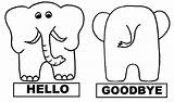 Crafts Opposites Inglese Kindergarten Elephant Attività Esercizi Pagine Prescolari Atividade Atividades Colorir Infantili Materna Apprendimento Schede sketch template