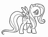 Pony Coloring Fluttershy Little Pages Printable Friendship Magic Color Print Colouring Cartoon Getcolorings Popular Bubakids Library Girls sketch template