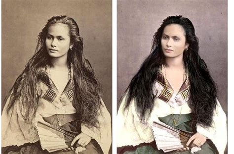 phillipines woman a mestiza de sangley in a photograph by francisco van camp c 1875 strong