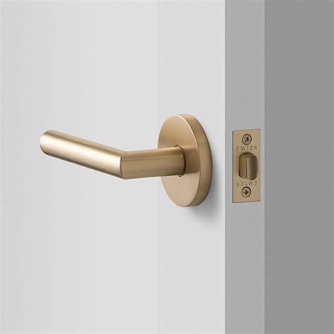 york door set  otto lever satin brass door handle design door handles brass door handles