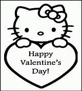 Coloring Valentines Pages Happy Valentine Kitty Kids Hello Mom Printable Color Card Drawing Cards Colouring Sheets Heart Getcolorings Getdrawings Popular sketch template