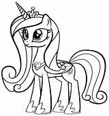 Pony Little Coloring Pages Printable Popular Color sketch template