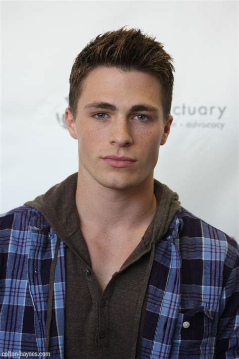 colton haynes young chest hair