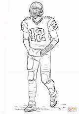 Coloring Brady Tom Pages Drawing Printable sketch template