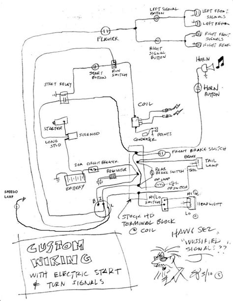 electrical wiring diagram  motorcycle wiring digital  schematic