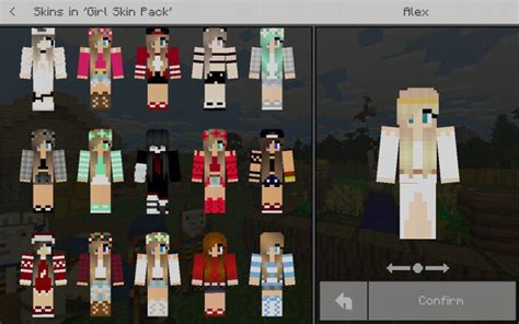 Mcpe Bedrock Girl Skin Pack Minecraft Skins Mcbedrock