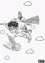 Coloring Oncoloring Potter Harry sketch template