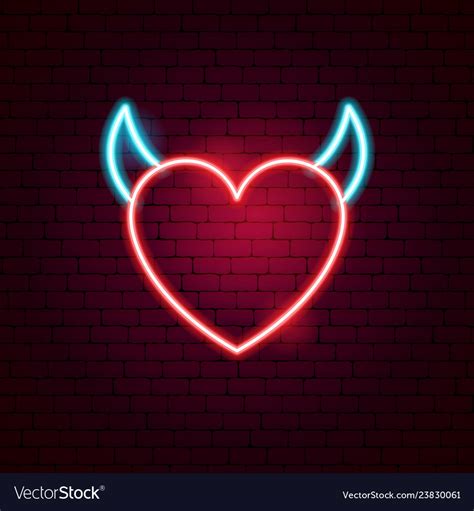 sex heart neon sign royalty free vector image vectorstock