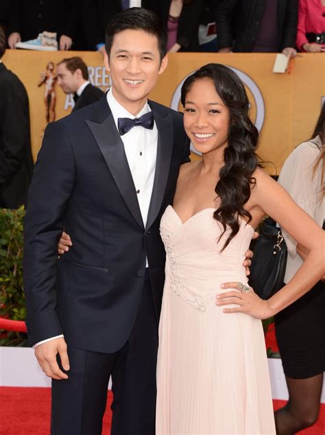 harry shum jr and shelby rabara celebrity couples at award shows 2013 popsugar love and sex