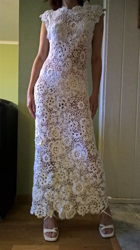 Crochet Wedding Dress Irish Lace Irish Lace Dress White