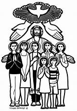 Saints Catholic Coloring Pages Related Posts sketch template