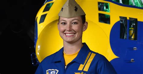 blue angels first female pilot takes to sky cbs news