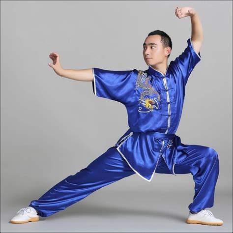 Tenue Man Kung Fu Wushu Clothes Shaolin Suit Kungfu Taiji Uniform