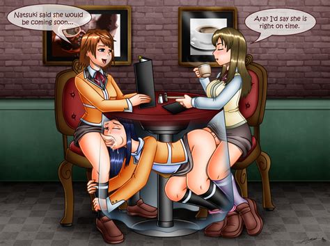 commission afternoon coffee futanari ver by evil rick hentai foundry
