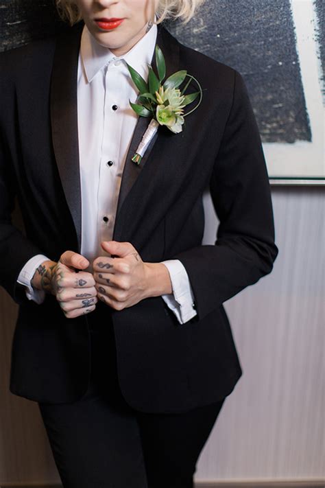 how to rock a women s tuxedo at your wedding