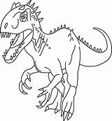 Indoraptor Colorare Disegni Dinosauri Dinosauro Immagini Colorir Dibujar sketch template