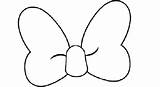 Bow Cheer Coloring Pages Minnie Mouse Bows Hair Drawing Clipartmag Colouring sketch template