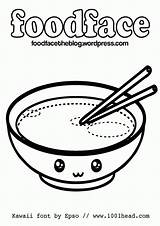 Coloring Kawaii Pages Food Printable Foods Cute Colouring Sheets Kids Clipart Print Library Incredible Usage Printables Comments Popular Template Coloringhome sketch template