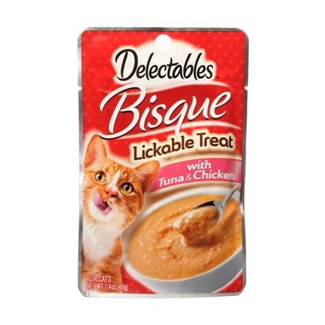 Delectables™ Lickable Treat Bisque Tuna And Chicken Hartz