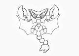 Gliscor Coloring Pages Pokemon sketch template