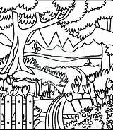 Forest Coloring Pages Enchanted Printable Getcolorings Getdrawings Color Amazing Colorings sketch template