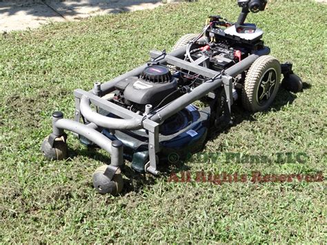 remote control lawn mower motor parrot drone  hack build uav