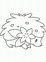 Coloring Pages Pokemon Shaymin Kids Sky Draw Step Related Coloringhome sketch template