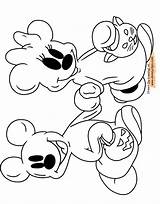 Minnie Disneyclips Pluto Duck sketch template