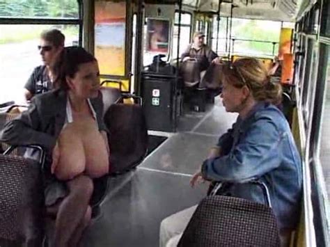 huge tit chick milking on the bus alpha porno