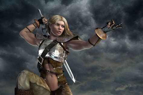 Women Warrior Full Hd Wallpaper And Background Image 2500x1673 Id