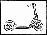Scooter Pages Colouring Coloring Drawing Getdrawings Clipartmag sketch template