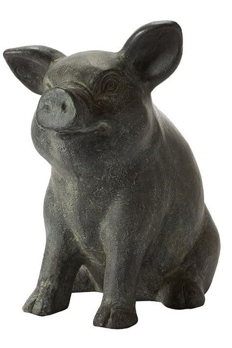 piglet ceramic garden decor pig statue garden statues lawn ornaments outdoor statues