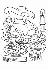 Thanksgiving Coloring Pages Dinner Feast Turkey Color Printable Family Sheets First Colouring Food Kids Plate Drawing Getcolorings Themed Ginny Weasley sketch template