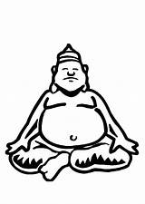 Buddha Coloring Pages Clipart sketch template