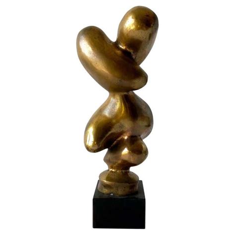 Abstract Bronze Sculpture Signed At 1stdibs
