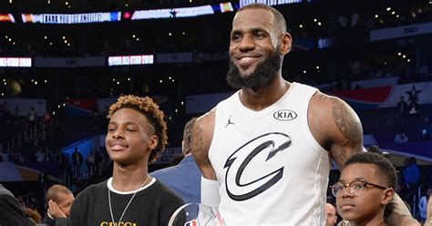lebron james celebrates his son s righteous dunk in new video fatherly
