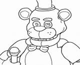 Coloring Fnaf Nights Freddys Five Printable Pages Book sketch template