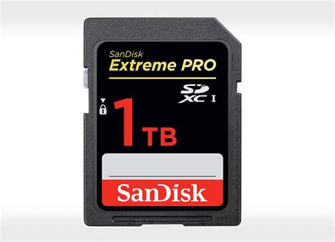 sandisk shows   tb sd memory card  worlds